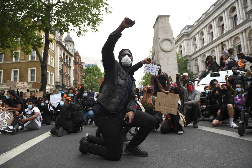 Black Lives Matter Protests In The UK