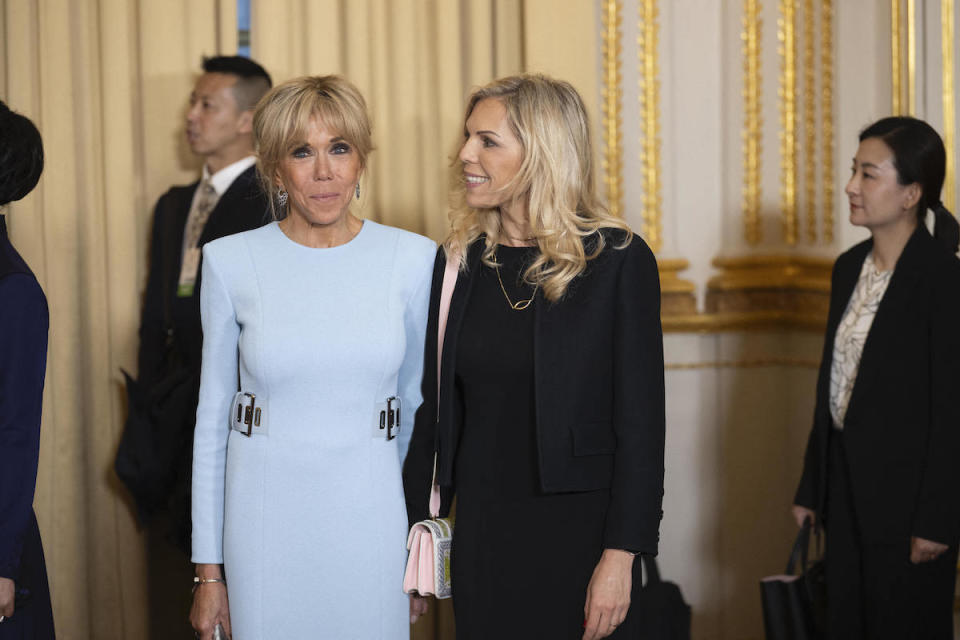 Brigitte Macron et Lauren très complices au dîner d'État