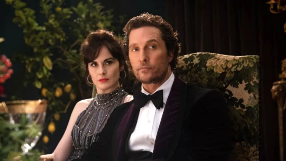 Michelle Dockery and Matthew McCongaughey in The Gentlemen