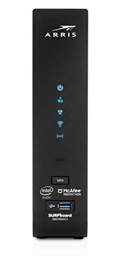 ARRIS Surfboard (32x8) Docsis 3.0 Cable Modem Plus AC2350 Dual Band Wi-Fi Router, Certified for…