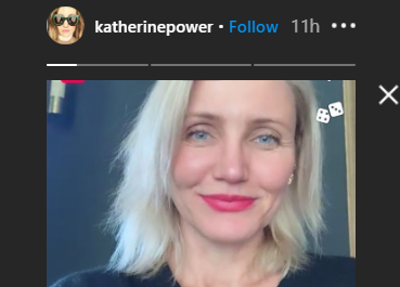 Cameron Diaz chatted about being a new mother in lockdown. (Katherine Power/Instagram)