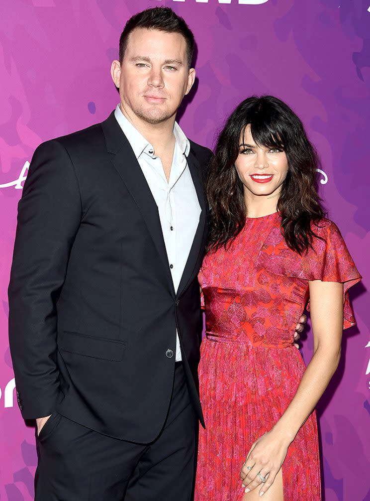 WEST HOLLYWOOD, CA - NOVEMBER 17: Actors Channing Tatum and Jenna Dewan Tatum arrive at Variety and WWD 2nd Annual StyleMakers Awards at Quixote Studios West Hollywood on November 17, 2016 in West Hollywood, California. (Photo by Axelle/Bauer-Griffin/FilmMagic)