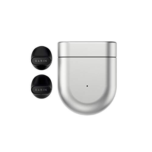 Earin A-3 - The Original True Wireless Earphones - Silver Aluminum Charging Case - Noise Reduct…