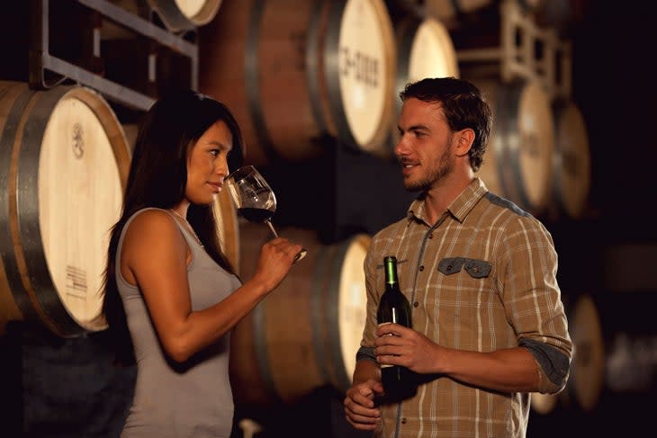 Wine tasting at the St. Clair Winery in Deming, New Mexico