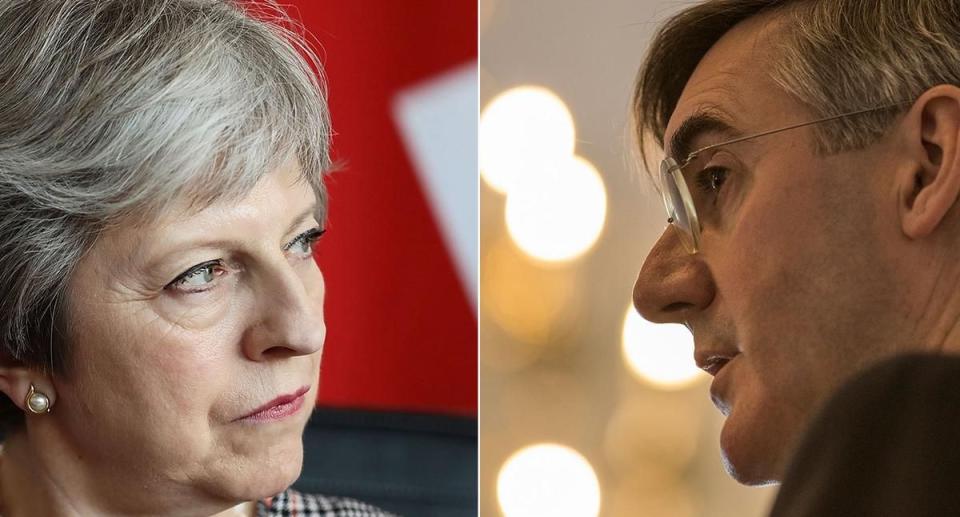Jacob Rees-Mogg has submitted a letter of no confidence in Theresa May (Getty Images)