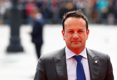 Ireland's Prime Minister (Taoiseach) and Defence Minister Leo Varadkar arrives for the informal meeting of European Union leaders in Sibiu, Romania, May 9, 2019. REUTERS/Francois Lenoir