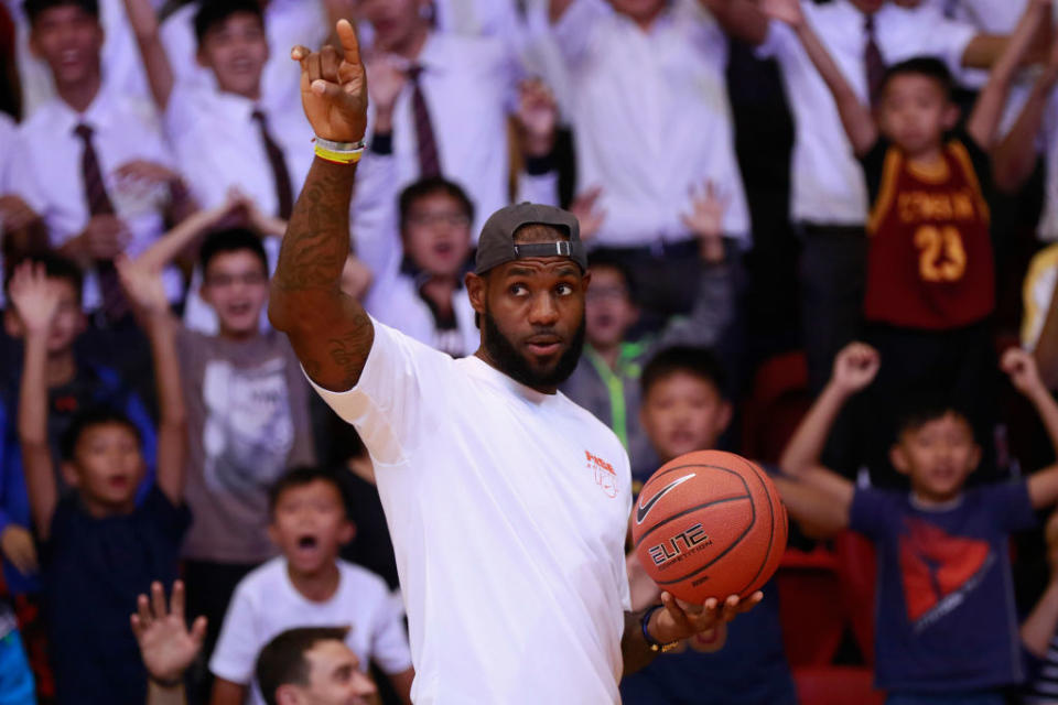 Not too long ago, LeBron James dominated the top of Yahoo Fantasy drafts at Small Forward — but no longer. (Getty Images)