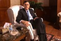 FILE PHOTO: Libya's internationally recognized PM al-Serraj is seen during an interview in Tripoli