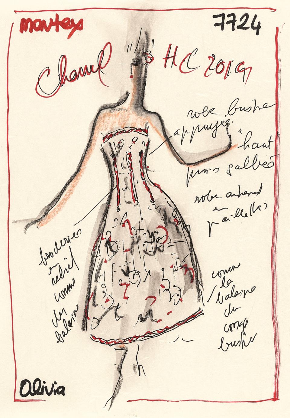 Karl Lagerfeld - Chanel - Sketch - Haute Couture - Spring/Summer 2019