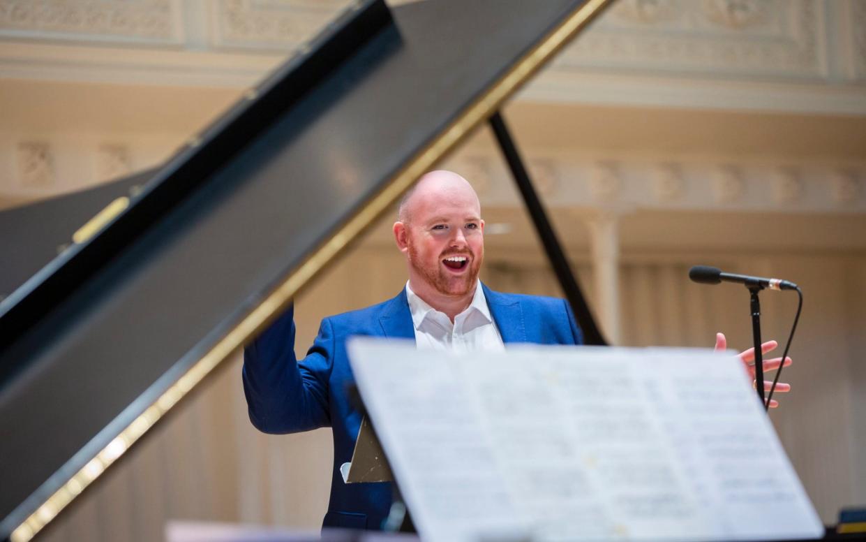 The tenor Nicky Spence once graced the same stages as Katherine Jenkins and Shirley Bassey - Martin Shield