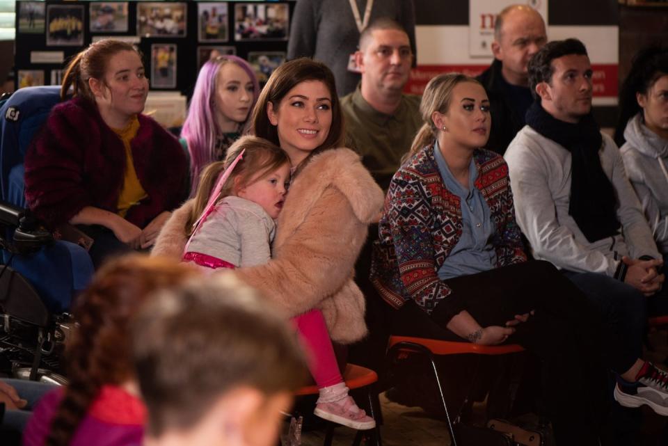 The villagers attend a diversity event in Hollyoaks