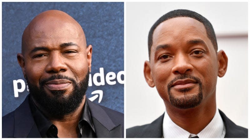 Director Antoine Fuqua, left; Will Smith.