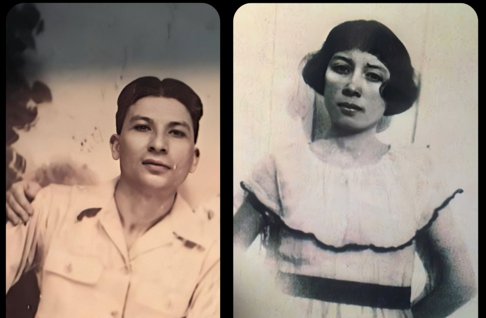 Danielle Romero: A Photo Of Lola And Her Brother Albert