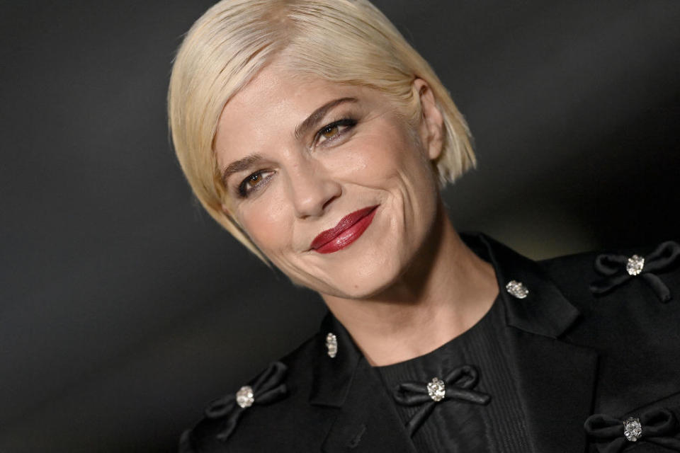 Closeup of Selma Blair