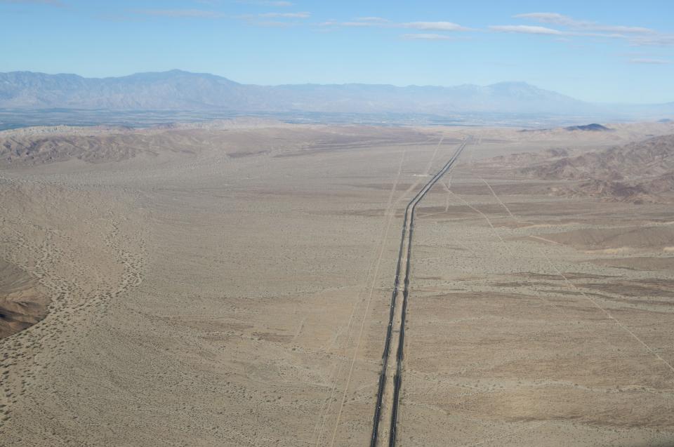 A development called Paradise Valley was proposed for this remote area just east of the Coachella Valley on both sides of Interstate 10.