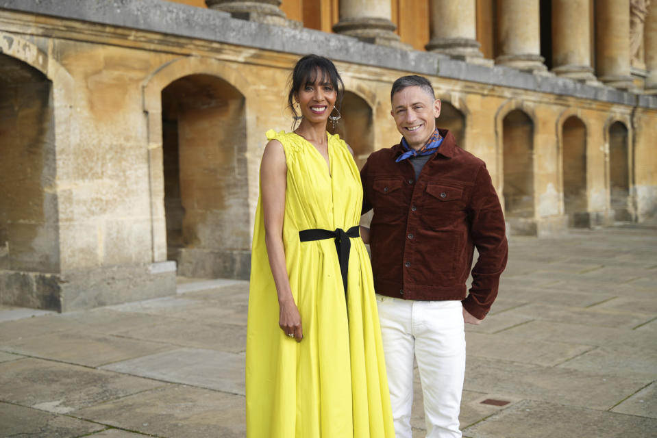 Interior Design Masters Chief Judge Michelle Ogundehin and Guest Judge Jonathan Adler