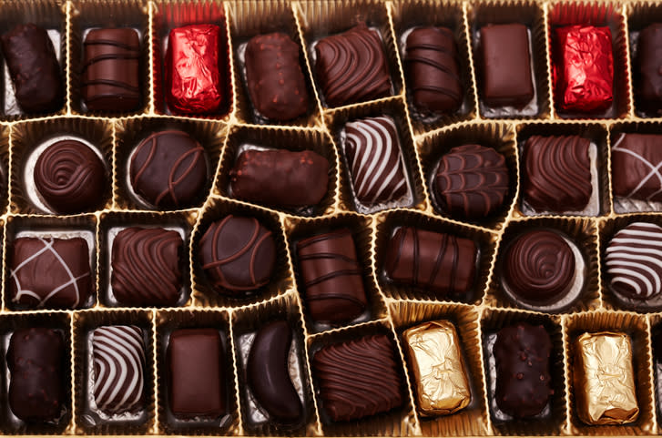 Valentine’s chocolate is cheaper this year and we’re so planning on stocking up 