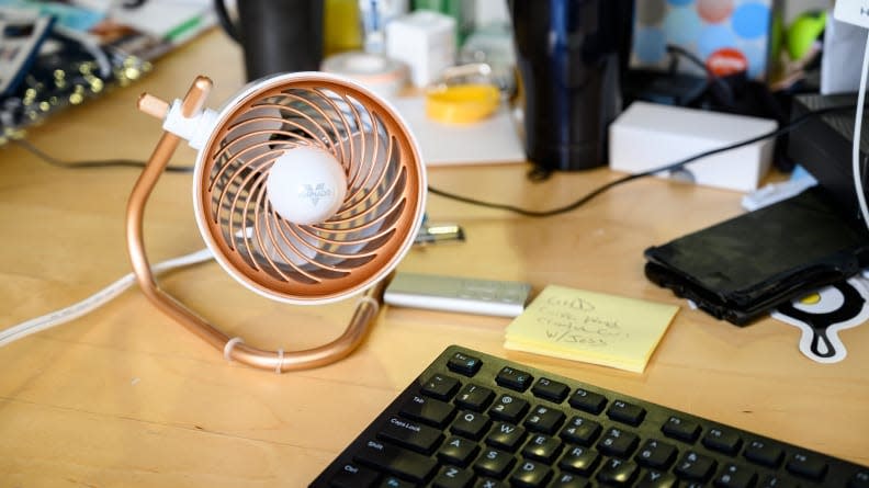 This multi-speed personal fan is our favorite of its kind thanks to its value price.