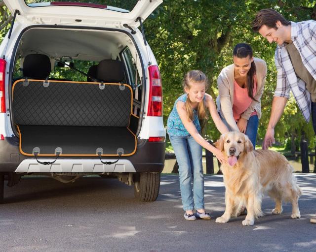 Funda impermeable para asiento de coche para perro, protector