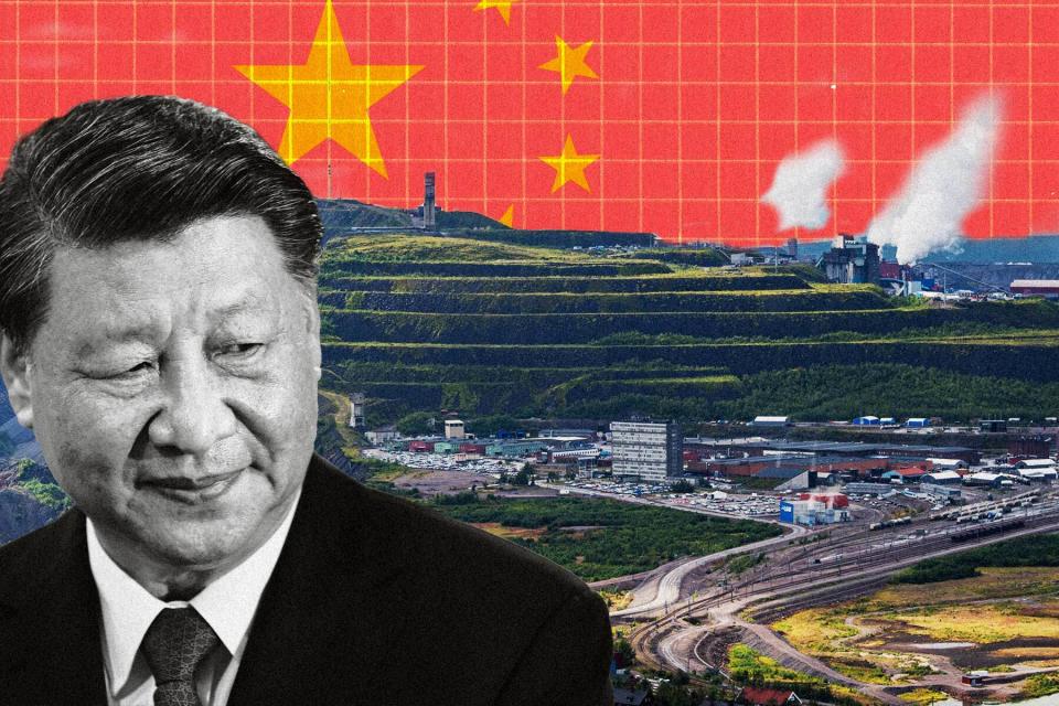 Das Land des chinesischen Präsidenten Xi Jinping liefert 98 Prozent der Seltenen Erden nach Europa. - Copyright: picture alliance; Grafik: Dominik Schmitt