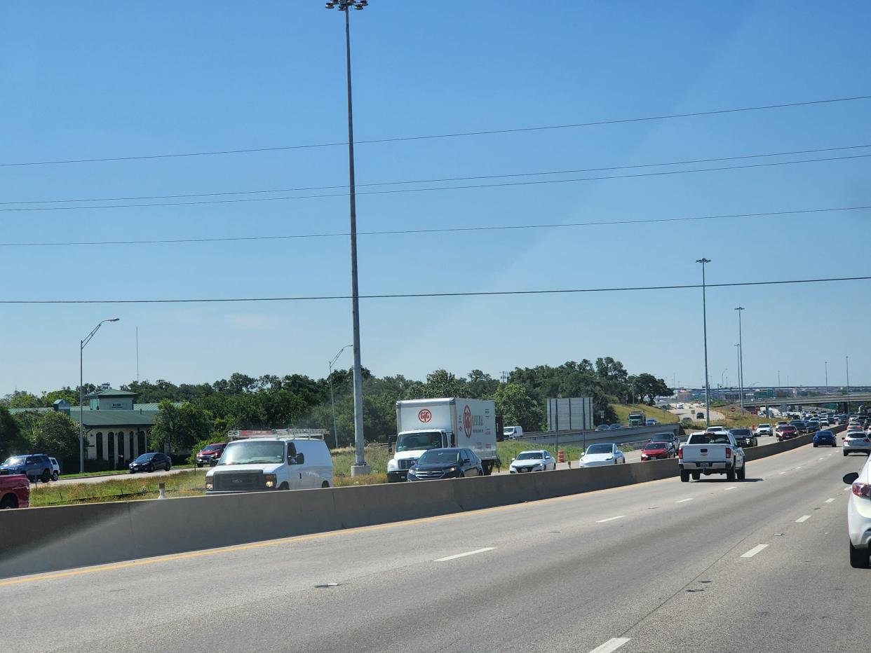 Heavy traffic on Interstate 35 in Round Rock is seen before rush hour even begins. Growth in Williamson County is putting a strain on its roads and highways.