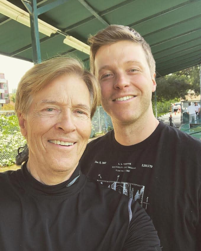 Jack Wagner y su hijo Harrison