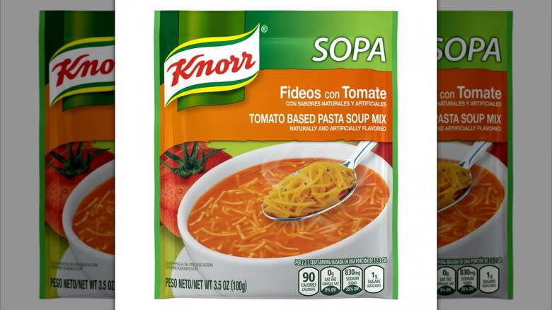 Packet of Knorr's Sopa Soup Mix