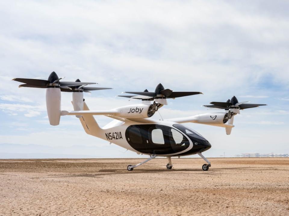 Joby's eVTOL at Edwards Air Force Base.