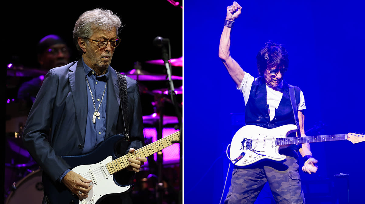  Eric Clapton and Jeff Beck 