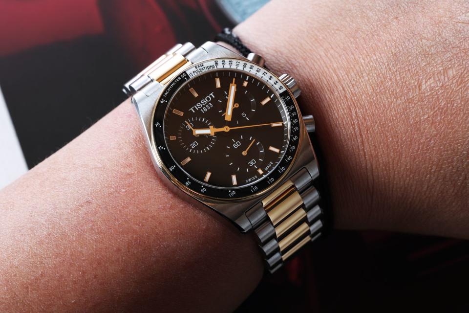PR516計時碼錶石英版本同樣採用新的設計，甚至還取消日期窗，讓他更貼近歷史錶款的樣貌。