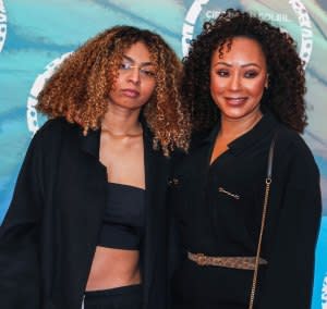 Mel B's Daughter Looks Identical to Mom As She Recreates Her Iconic Spice Girls Looks Promo: Mini Mel! Mel B’s Daughter Wears Mom’s Iconic Spice Girls Outfits black outfit