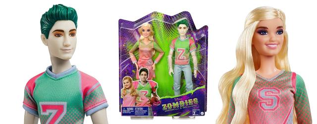 Disney ZOMBIES Dolls - BARBIE & KEN Transform into Addison and ZED