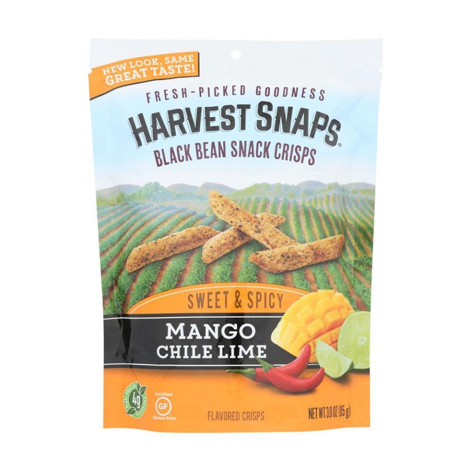 Mango Chili Lime Harvest Snaps Black Bean Crisps (12-Pack)