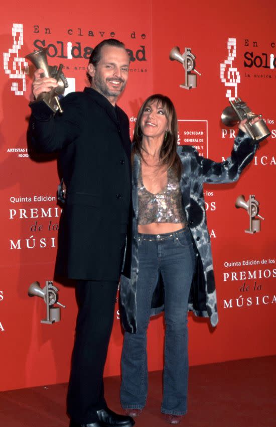 Miguel Bosé y Ana Torroja