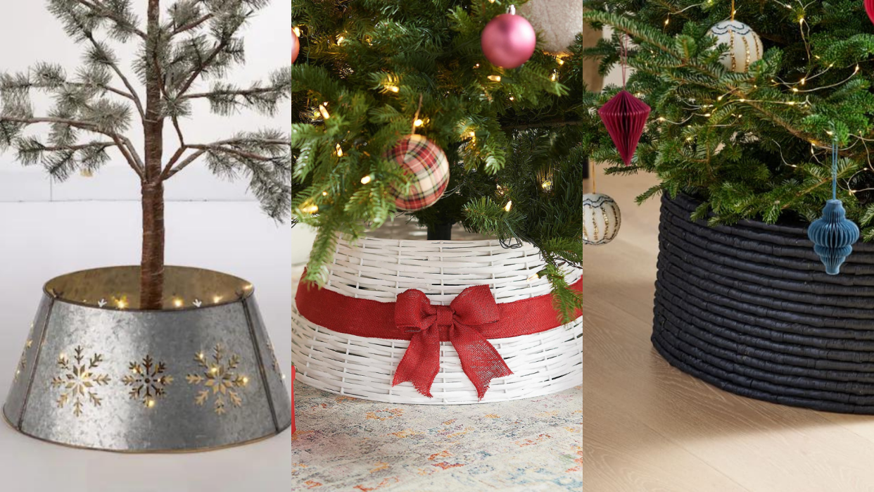 What style of tree collar fits your holiday décor?