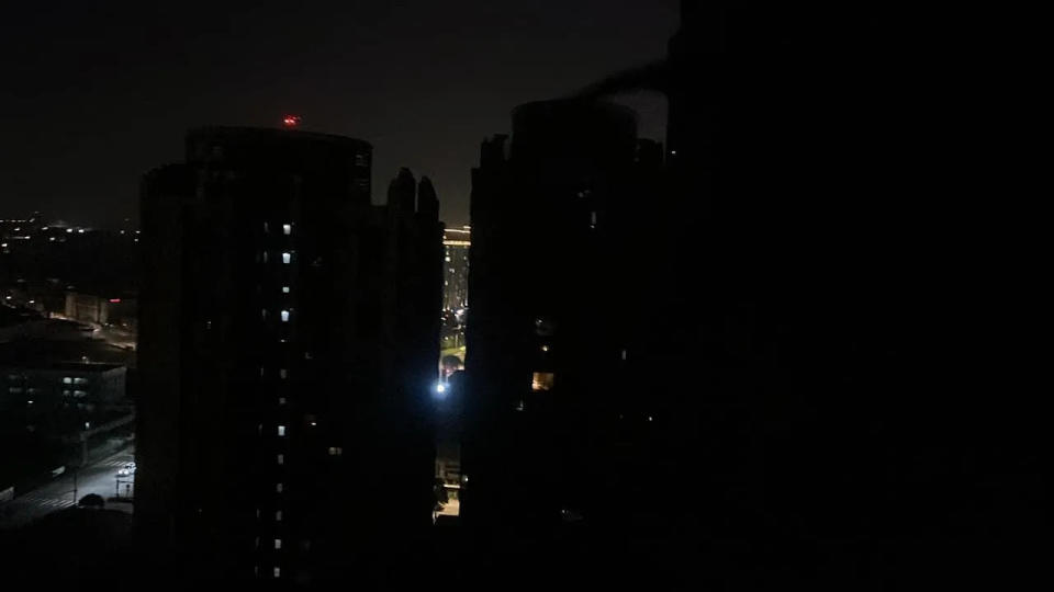 桃園市八德區、大溪區、平鎮區今天晚間發生停電。（圖/翻攝臉書社團「記憶八德」）