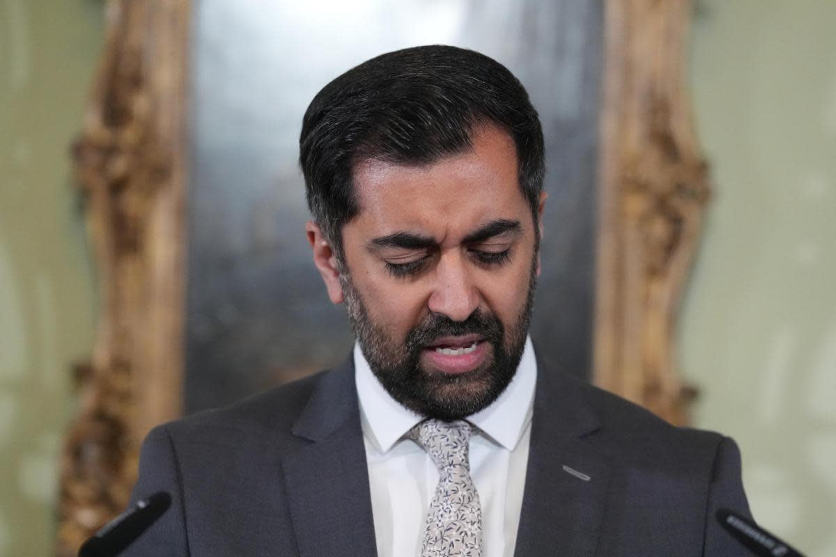 Humza Yousaf was emotional as he spoke about his family <i>(Image: PA)</i>