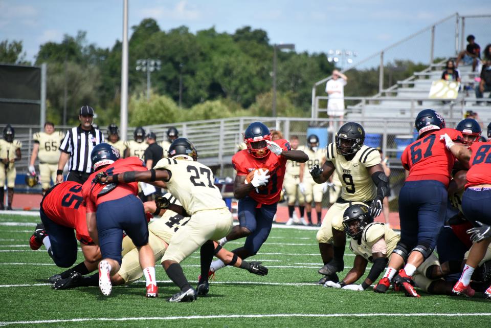 Khalid Dorsey averaged 457 yards and 4.4 yards per carry in two seasons at Shippensburg University.