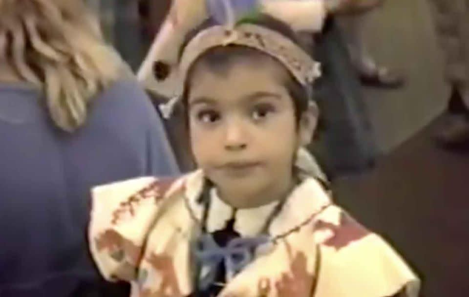 Throwback: How cute is young Kimmy K. Source: Twitter