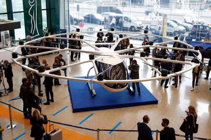 Rome airport presents sustainable drone-like vehicle prototype