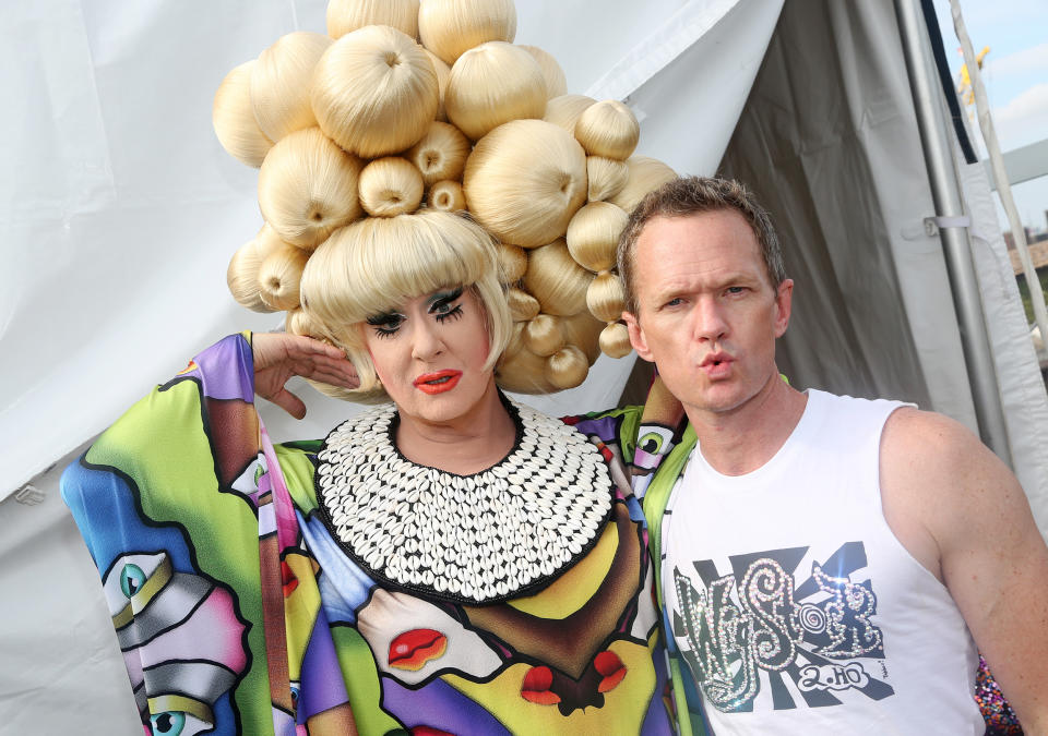 Lady Bunny and Neil Patrick Harris (Bruce Glikas / Bruce Glikas/Getty Images)