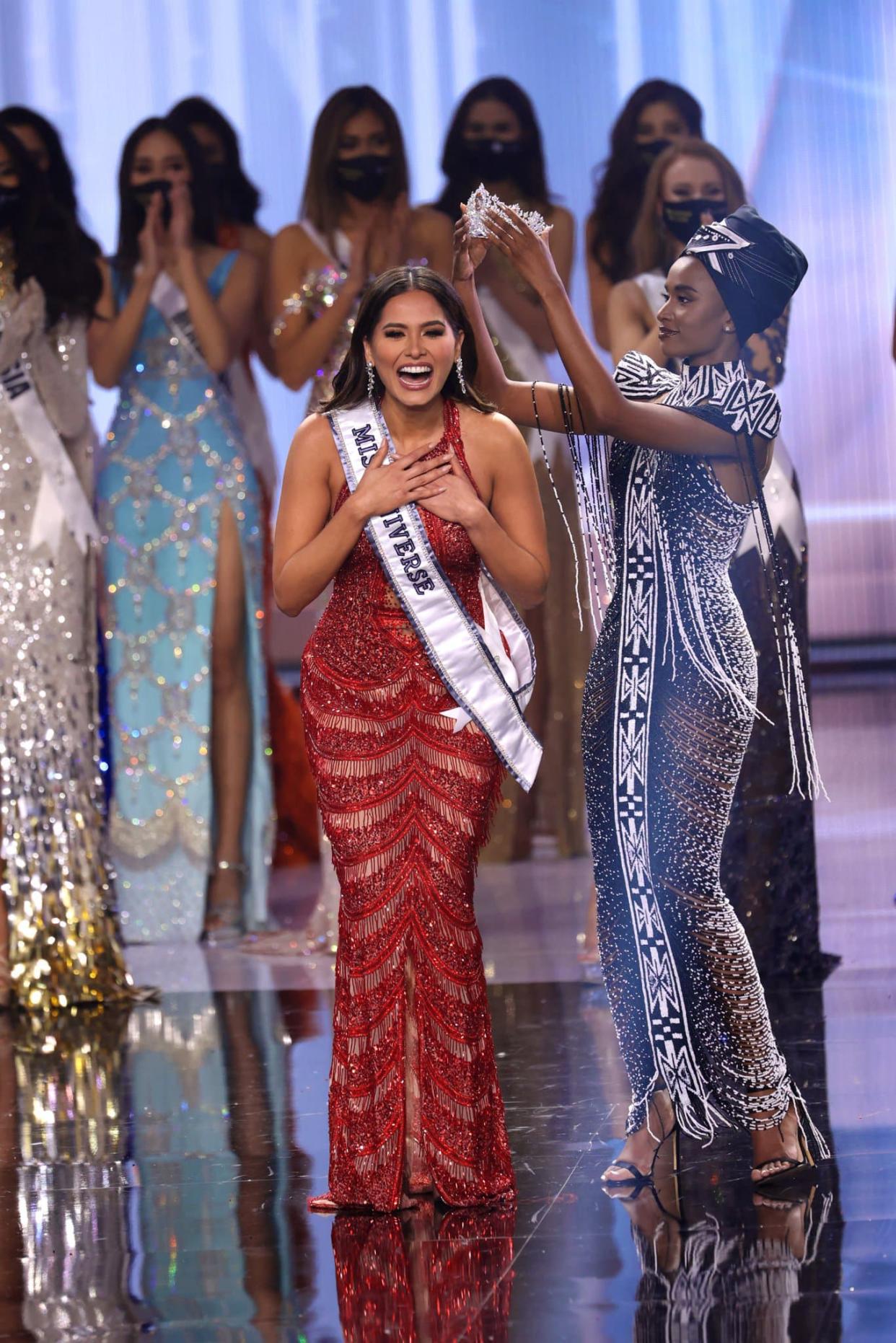 Andrea Meza, Miss Mexique, a été couronnée Miss Univers dimanche 16 mai 2021. - Rodrigo Varela - Getty Images North America - AFP