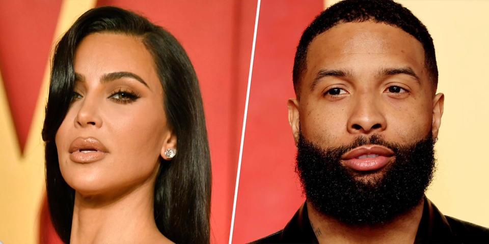 Kim Kardashian, Odell Beckham Jr. (Getty Images)