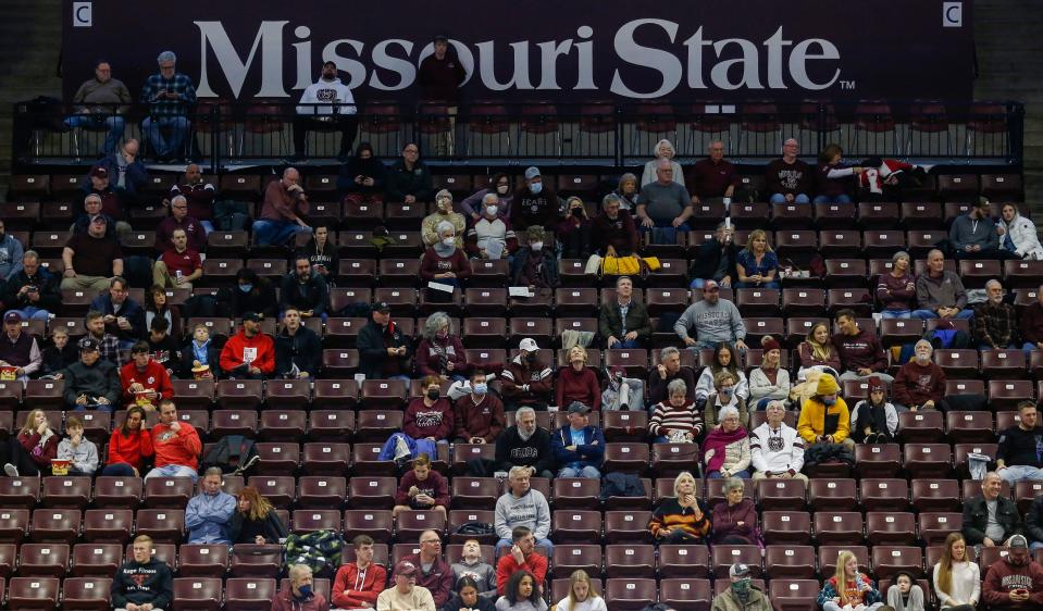 Missouri State fans watched the Bears defeat Illinois State 88-63 at JQH Arena on Wednesday, Jan. 19, 2022.