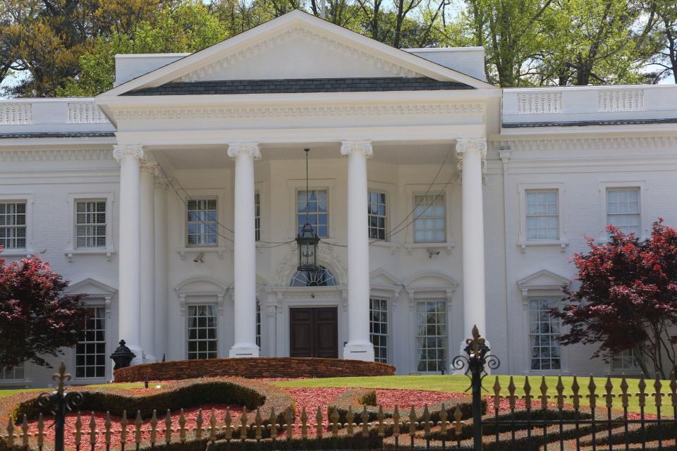 It includes an “Oval Office,” a movie theater and a “Lincoln's bedroom.”