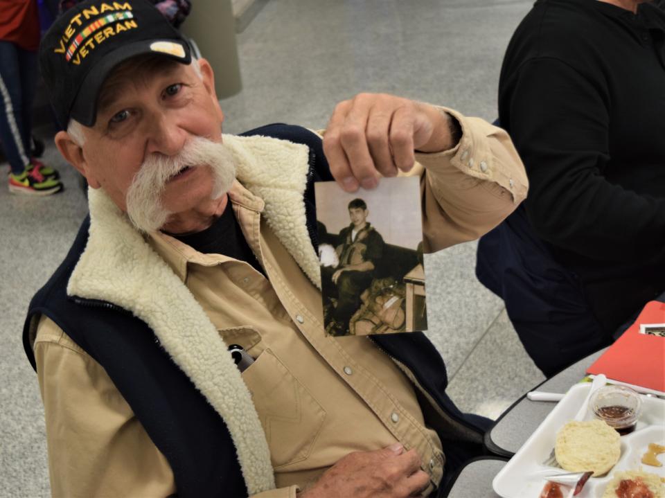 Vietnam Veteran Robert Benjamin shares a photo of himself from his days in the service back in 1965-'69.