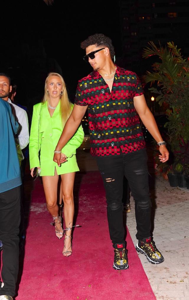 Patrick Mahomes Slips on Louboutins for Met Gala With Wife