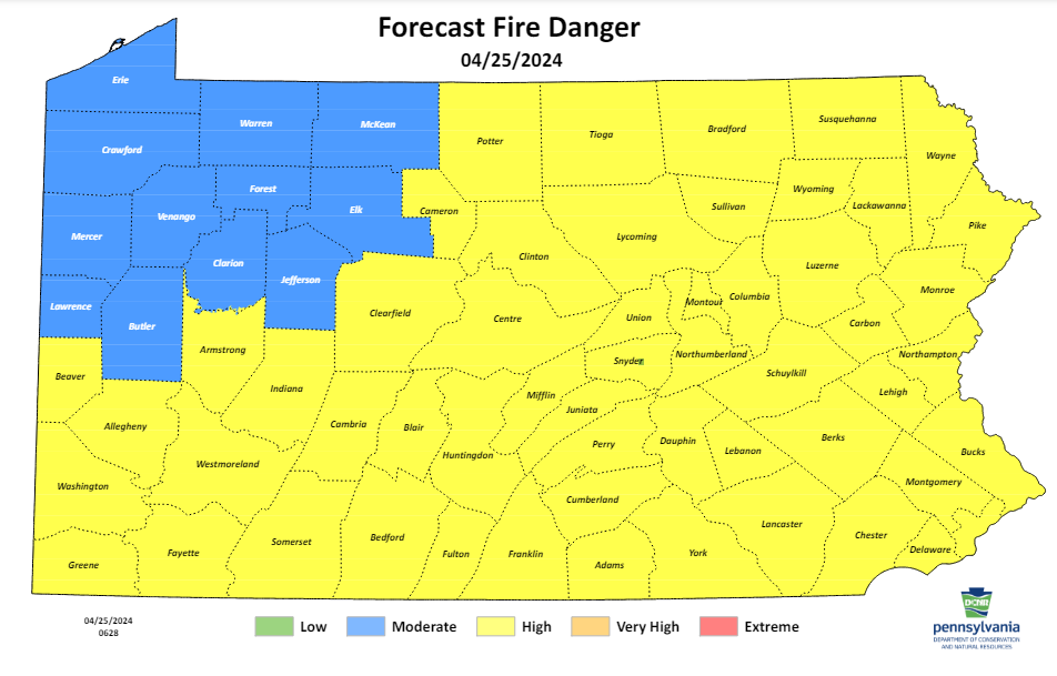 Map Courtesy Pennsylvania Department of Conservation and Natural Resources