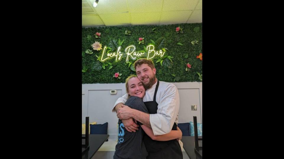 Hunter and Jessie Cozart have opened the Locals Raw Bar on Sea Island Parkway on Lady’s Island. “We put a lot of work in here,” Jessie says.