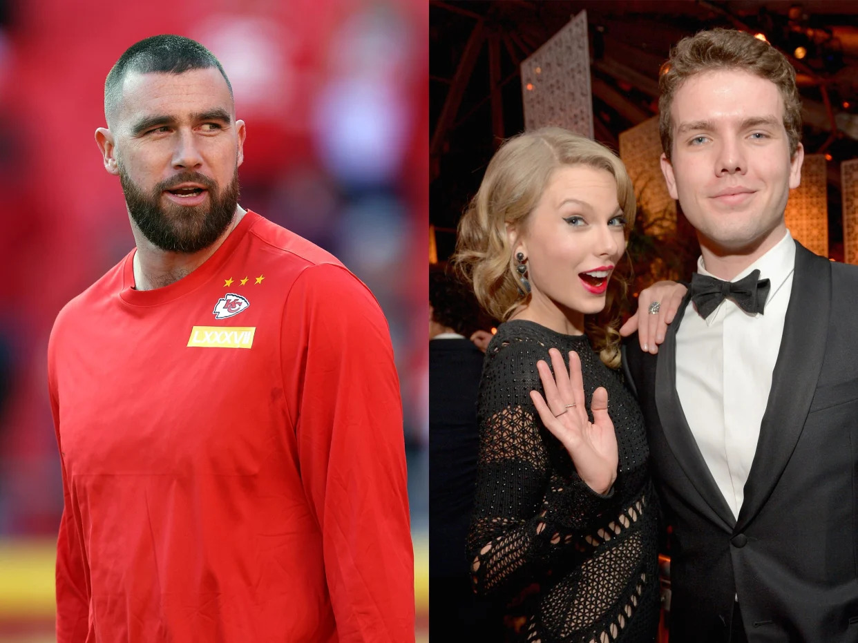 travis kelce taylor swift austin swift split image thumb